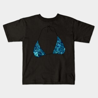 bikini top - water Kids T-Shirt